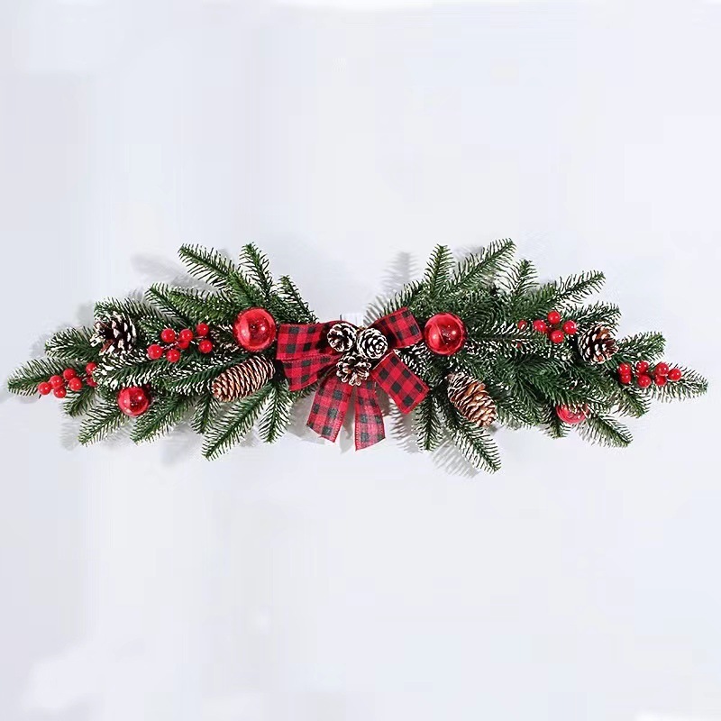 クリスマス装飾pe藤枝倒掛木クリスマス花輪牛角藤門掛藤条デパート店舗門口配置|undefined