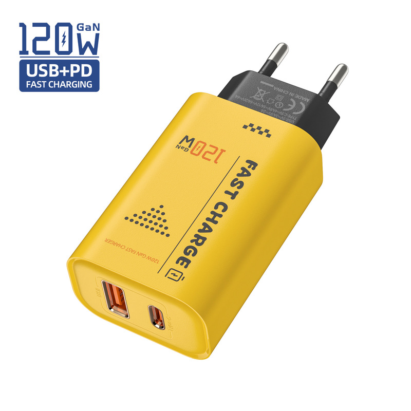 120Wac Multi-Port Charging Head 25Wqc3.0 Is Suitable for Apple and Android Mobile Phone Chargers with Multi-Port Qc Fast Charging