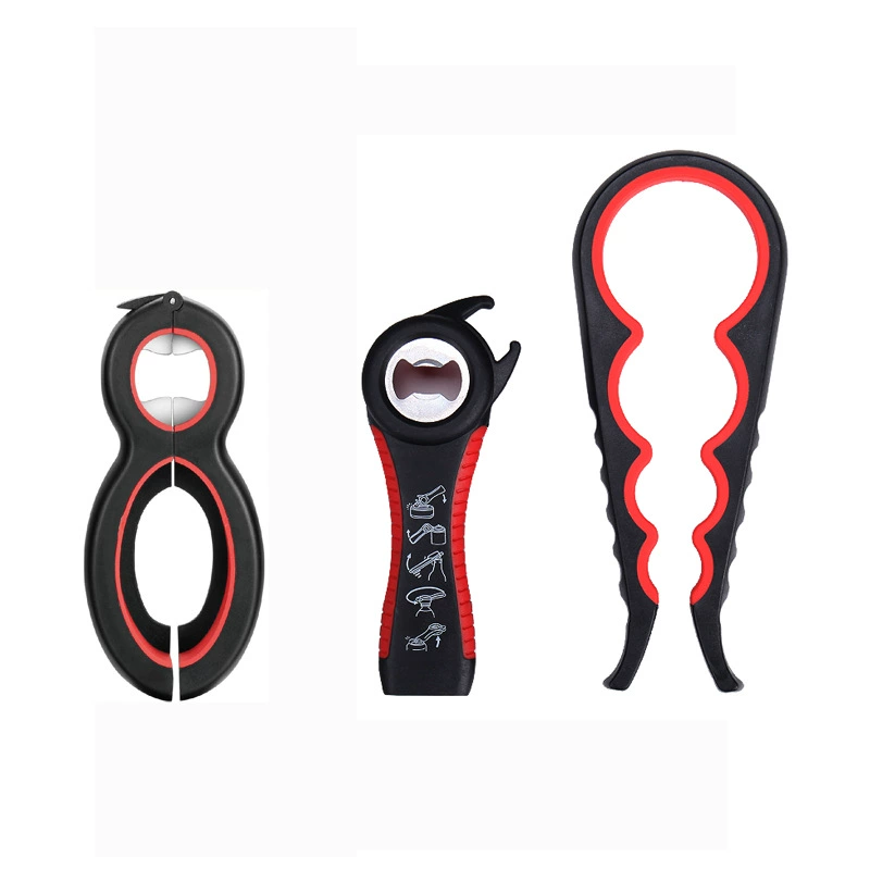 3‑piece bottle opener set H‑Y3066, stainless steel 2Cr13 + PP/TPR, sizes 22/14.5 cm