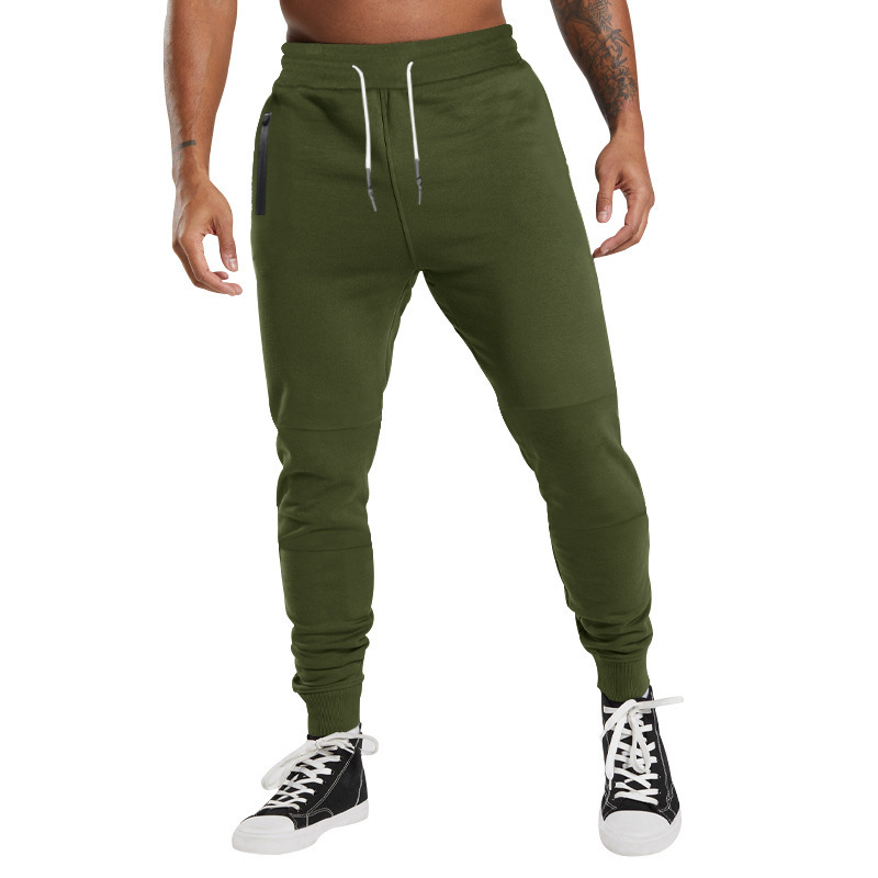 2024 men's drawstring new sports for fitness, breathability, and seasonal casual pants_mkmklike.com