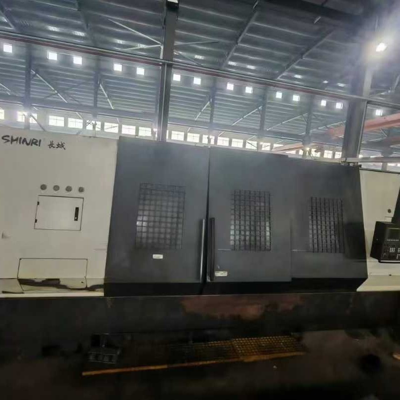 处理二手长城LC63数控斜身车床加工长度3.31米