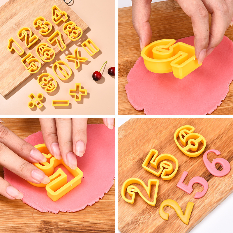 Suministro directo de fábrica de herramientas para hornear molde para galletas de pastel de letras