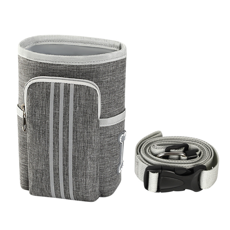 Nuevo Oxford tela para mascotas bocadillos bolsa de entrenamiento a prueba de agua a prueba de aceite bolsa de entrenamiento de mascotas de gran capacidad bolsa de paseo magnética