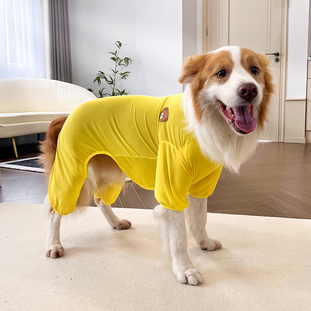 Ropa de cuatro patas para perros, chaleco para perros grandes, ropa de aire acondicionado para perros, ropa para gatos, ropa para el hogar, ropa de pelo dorado, ropa para el hogar