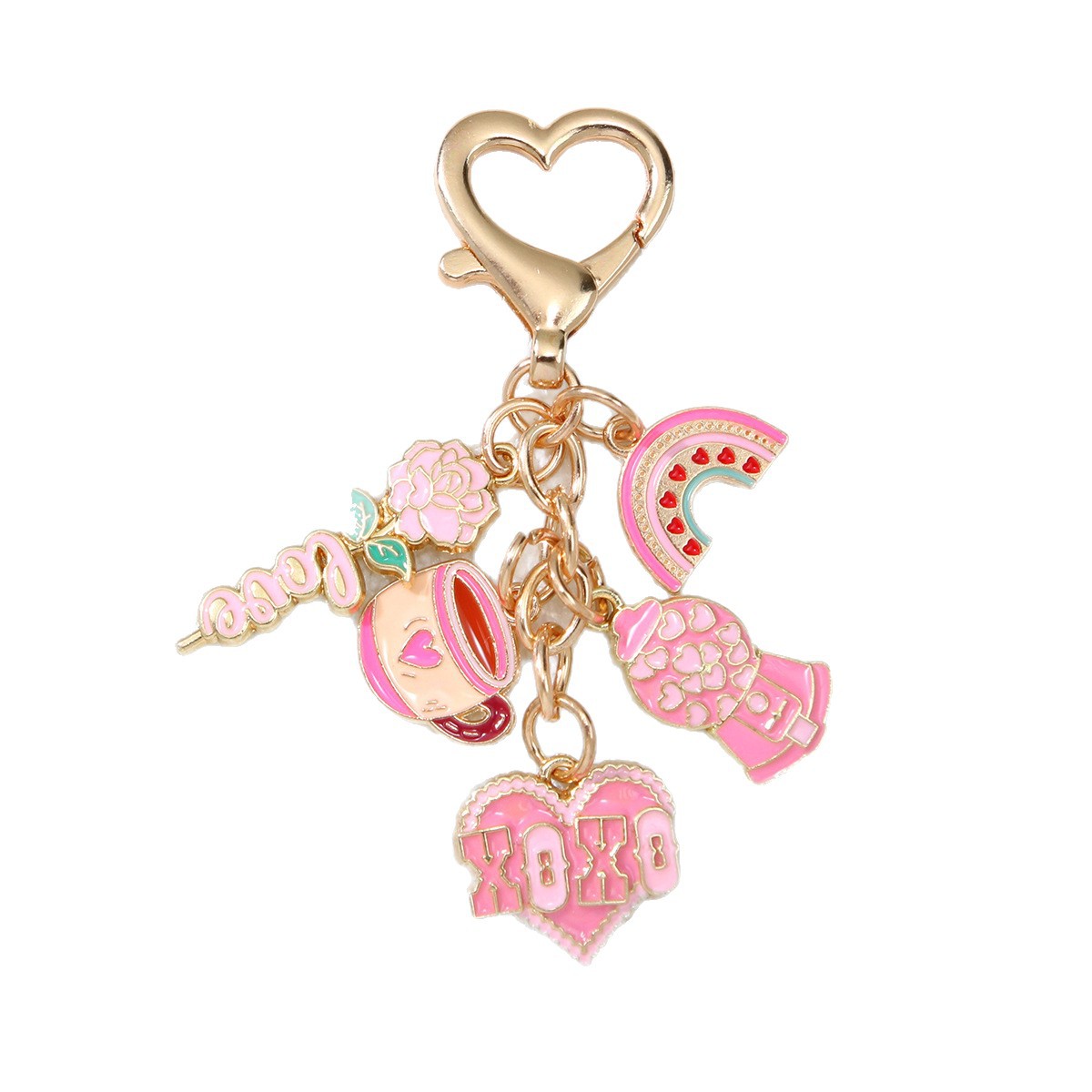 Llavero Colgante de Aleación Esmaltado, Decorativo para Bolso y San Valentín image 6
