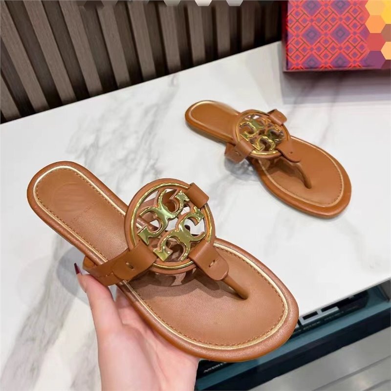 2026 New Tb Flat-Soled Comfortable Foreign Trade Sandals Vietnam Singapore Dubai Beach Slippers Breathable Flat Heel