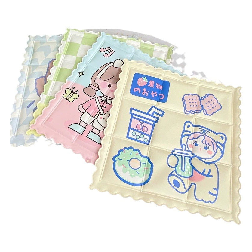 Мультяшный ледяной коврик летом милый офис охлаждающий подушка гель разогревается новый ледяной коврик студент пердая летняя прохладная коврик