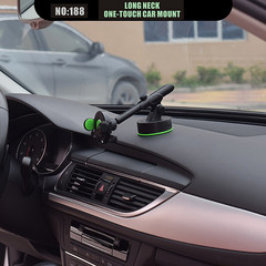 車載伸縮手機支架自動鎖汽車手機導航架多功能通用型汽車用品跨境