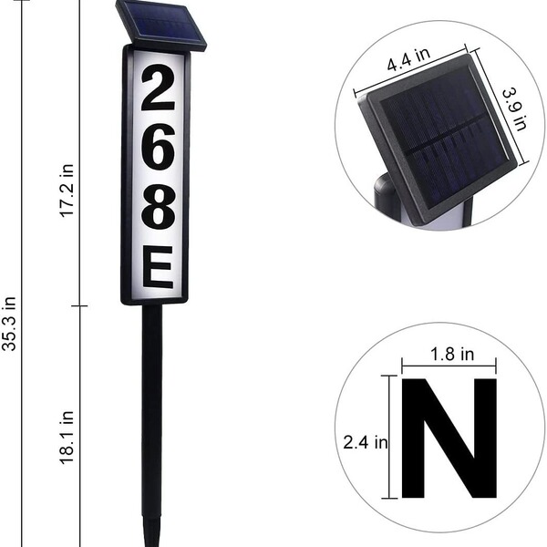 LED lights solar-powered