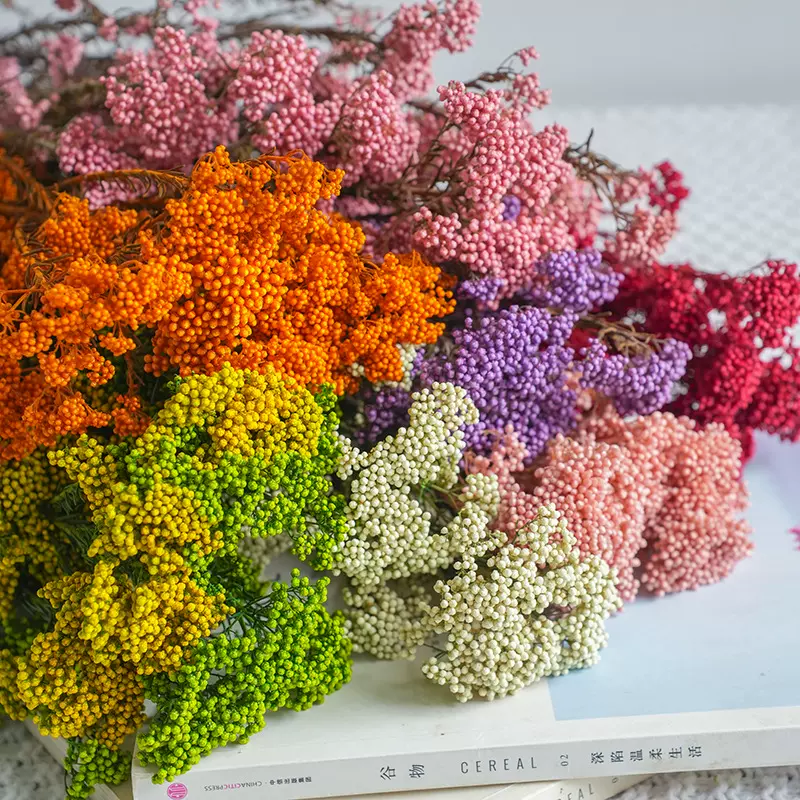 永生米花干花保鲜花爆款小米花香薰浮游花拍摄道具diy花材批发