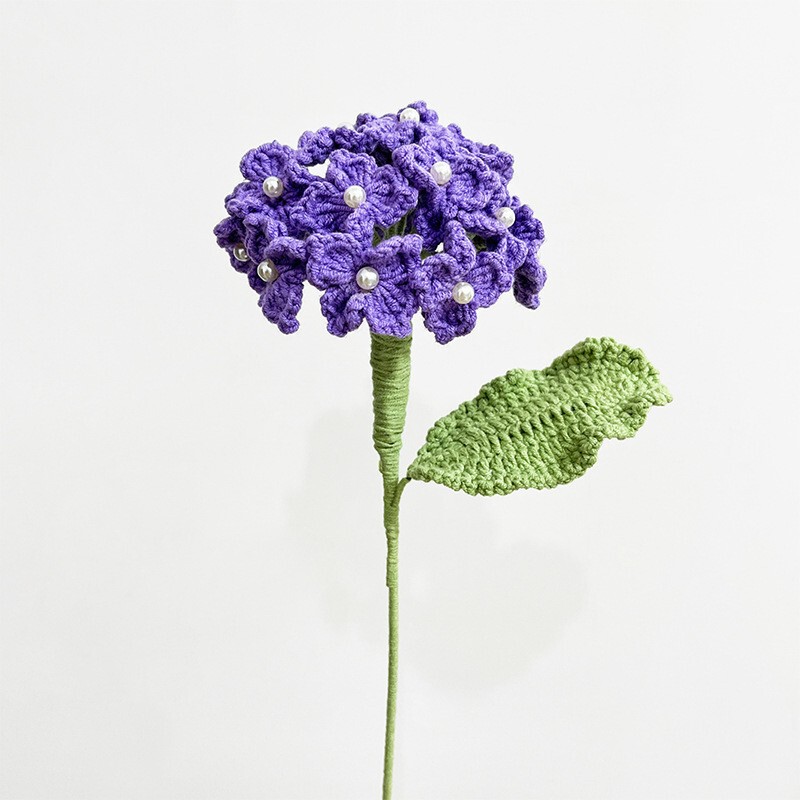クロスボーダーの手編みの完成品の小さい花束は花の毛糸のメリヤスの花束を模倣します。|undefined