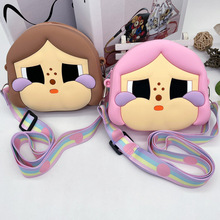 跨境儿童斜挎包可爱哭娃卡通零钱迷你小包日常时尚百搭收纳钱包女