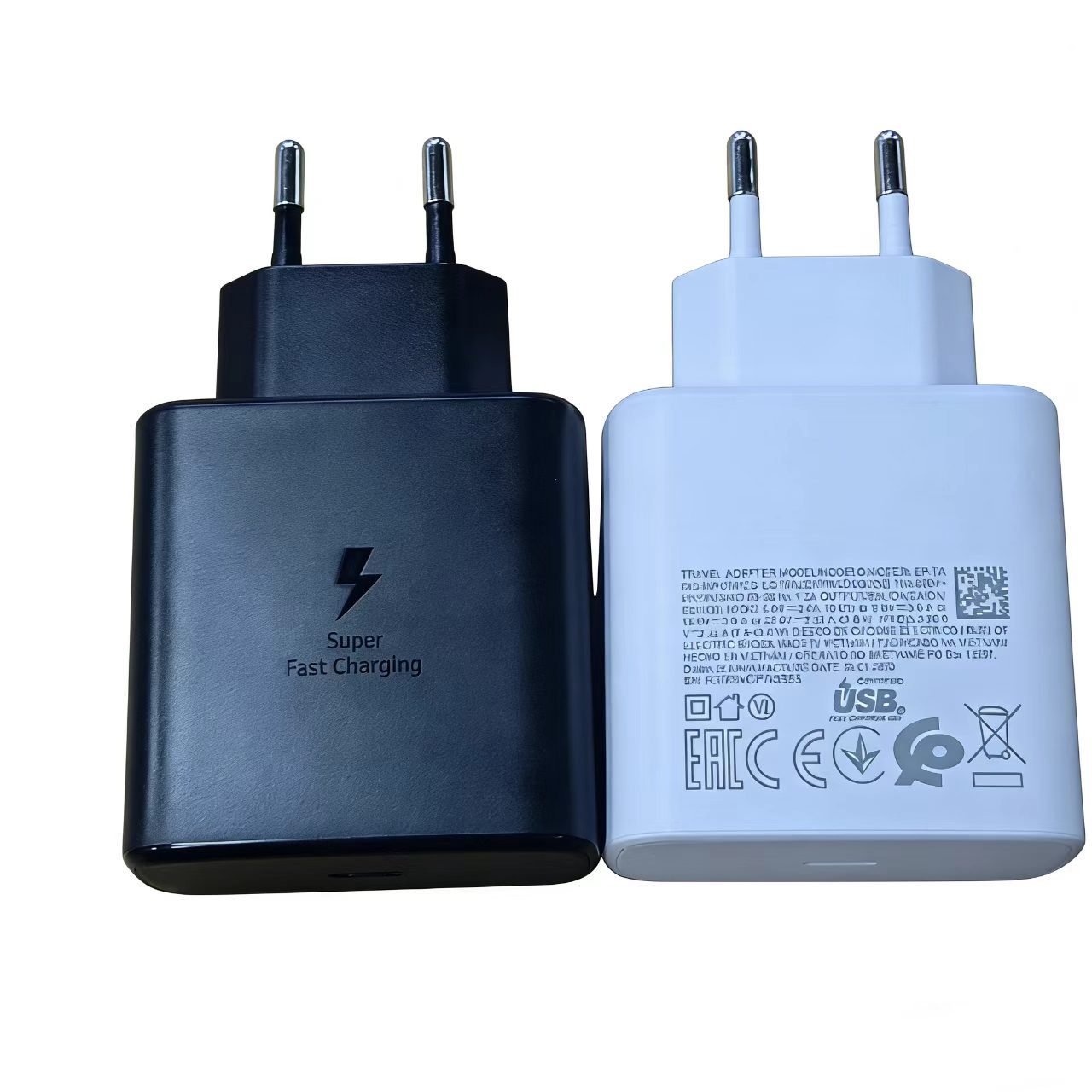 Suitable for Samsung Ta-845 European Standard 45W Super Fast Charger Note20S20 Charging Head S23U Fast Charge 2.0