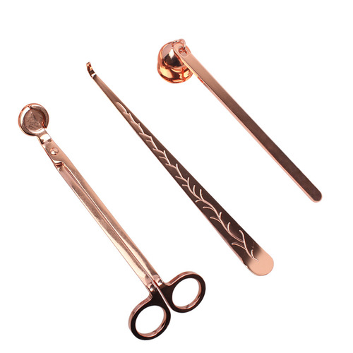 Candle extinguishing tool set, rose candle cutter, candle extinguishing cover, aromatherapy cover, candle device, aromatherapy wax three-piece set, candle wick hook set