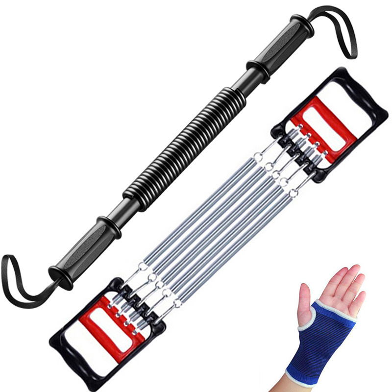 家庭用フィットネス器具腕力器スプリングラリー器代発腕力棒胸保護器健腹輪|undefined
