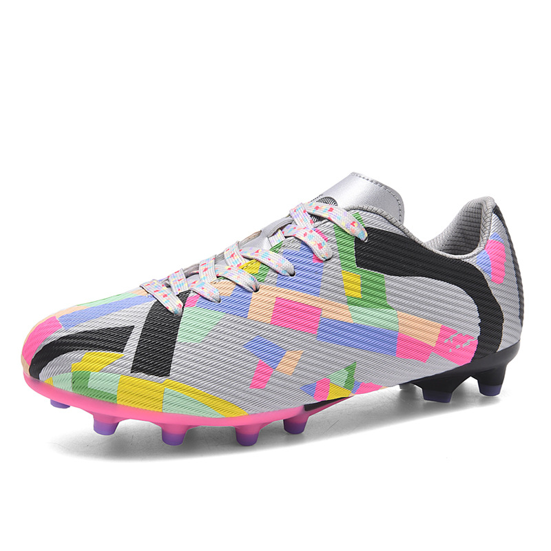 Scarpe da calcio basse transfrontaliere in erba sintetica TF, AG, in pelle, per uomo, donna, bambino, adolescente._voghion.com