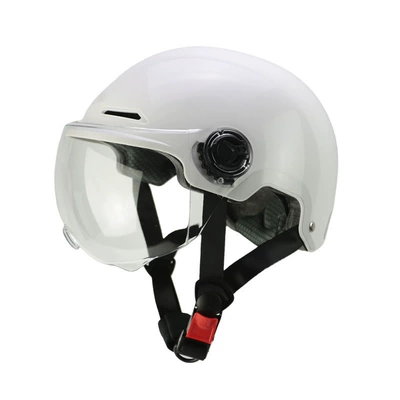 New National Standard 3C Electric Vehicle Helmet Wholesale High-Density Eps Cushioning Printed Labor Protection Helmet for Delivery and Courier Services (Motosiklet kaskı (dəbilqə)) - white-l