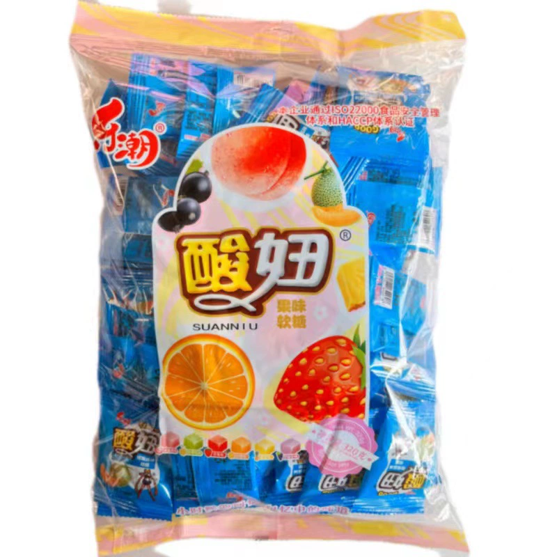 Цукаты конфеты Sour Fruit Jelly (Le Chao), стиль ретро 80-х, assorted flavors, пакетик 5 г