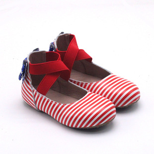 American Independence Day July 4Th Onion Pink Birthday Party Ballet Princess Shoes for Girls Children's Crystal Shoes