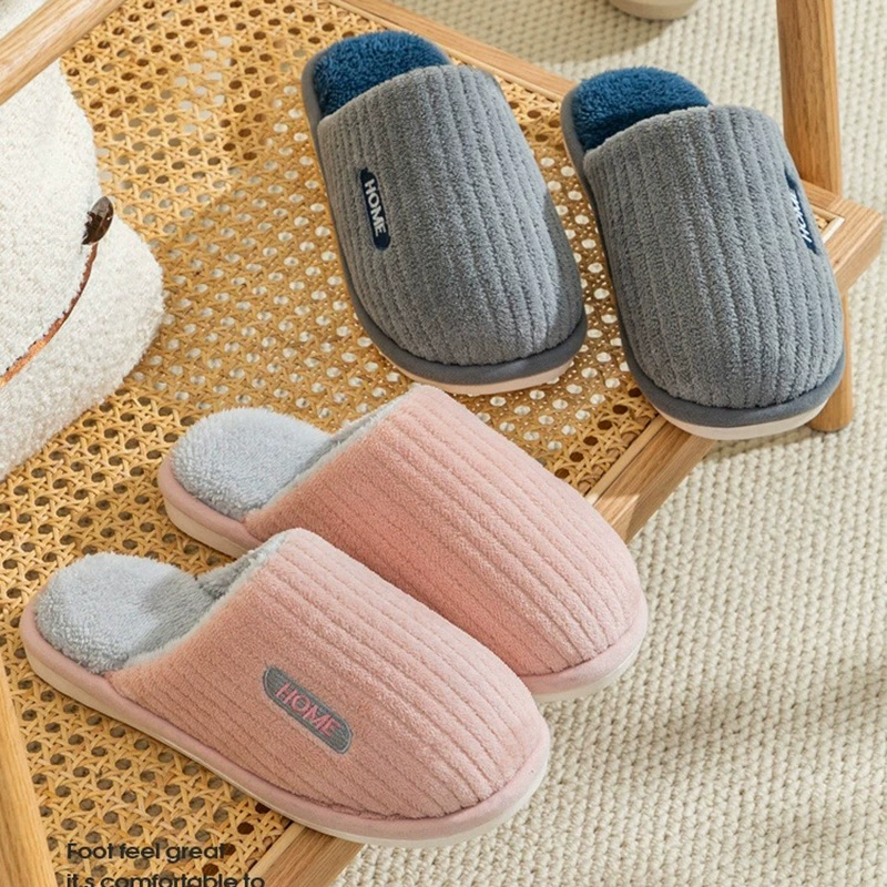 Тапочки Cixi, новые зимние хлопковые тапочки, женские домашние зимние хлопковые тапочки контрастного цвета для пары, мужские Оптовая Продажа с фабрики