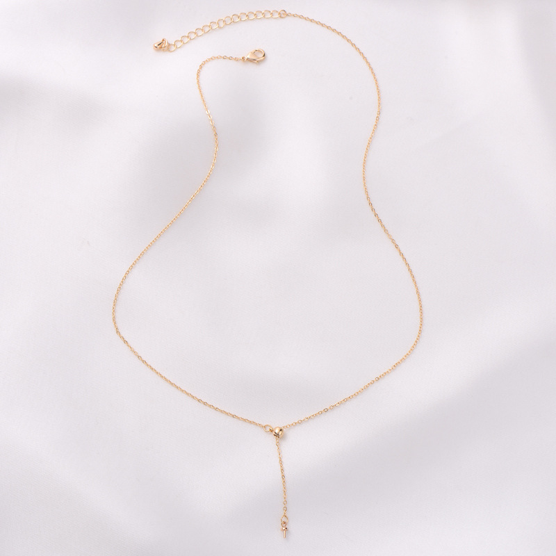 Colar choker de pérolas com fecho magnético para mulher_voghion.com