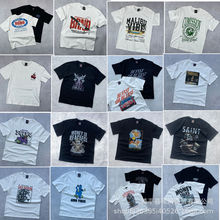 25SS夏季新款街头嘻哈明星同款短袖透气男女款百搭休闲T恤集结地