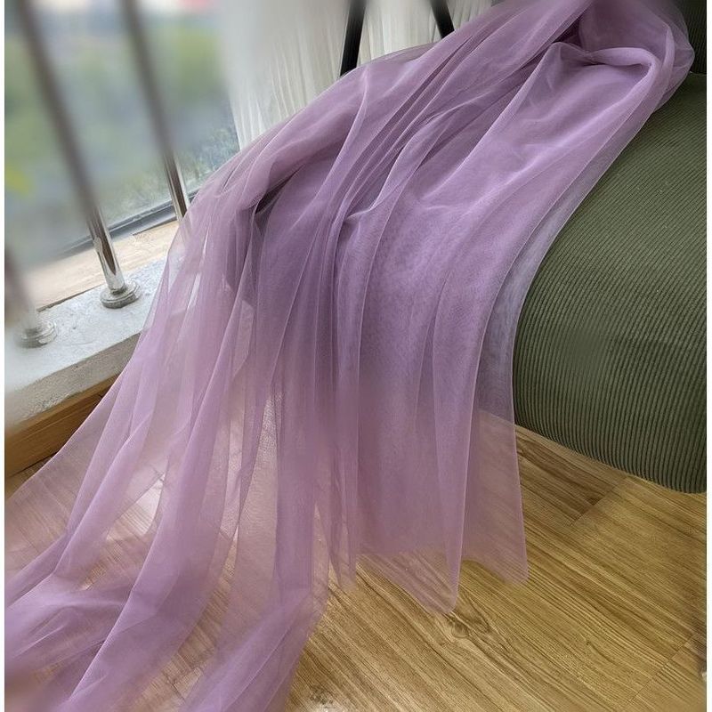 东方美学绿色古风雅静布置纱幔幼儿园环创纱布料汉服柔软装饰网纱|undefined