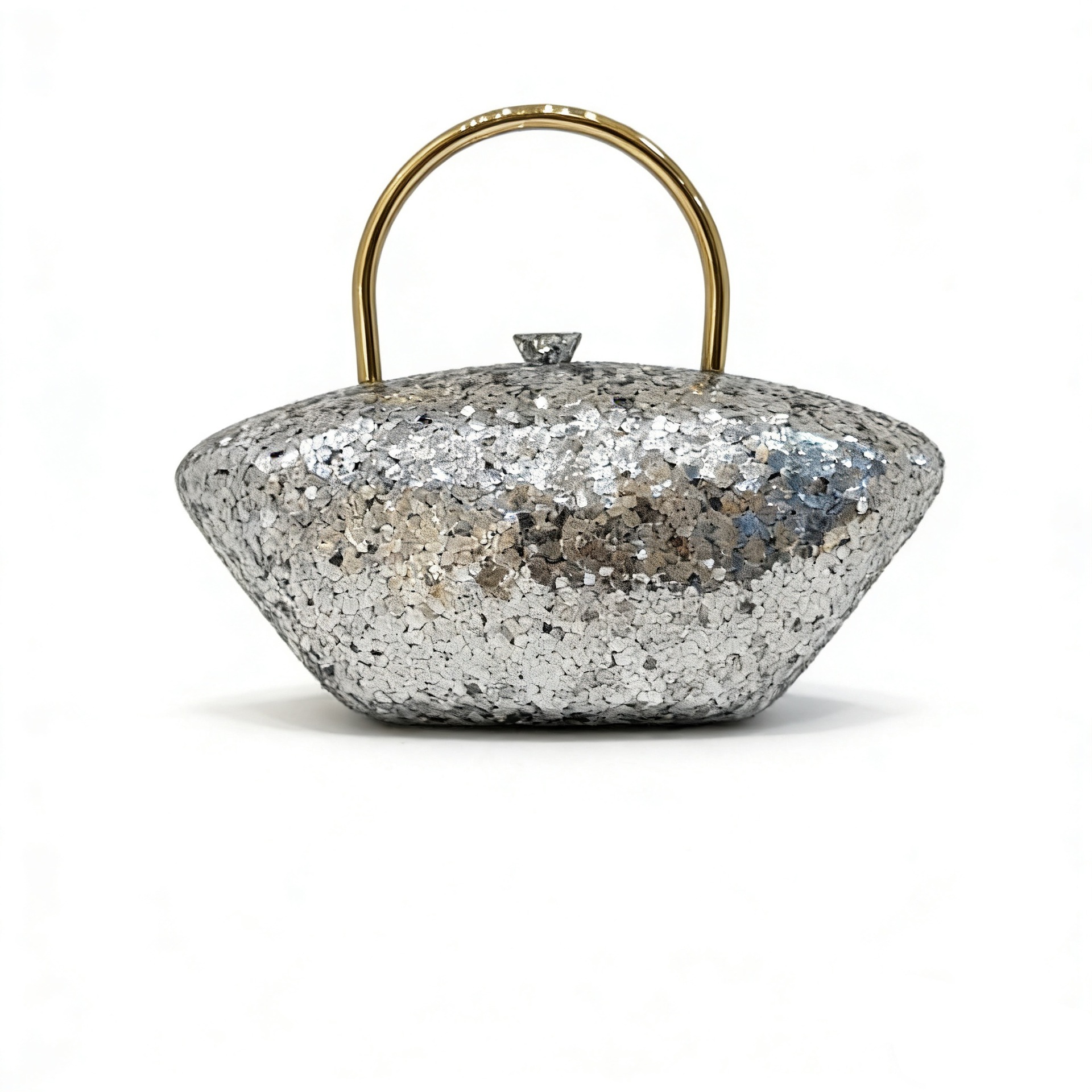 Bolsa de cena de damas transfronterizas de metal portátil de moda acrílico de caña elegante bolsa de cena idílica retro