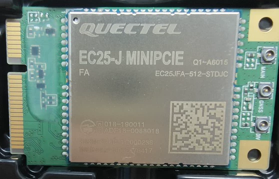 Удлиненный EC25JFA-512-STDJCCAT4 MINI-PICIE интерфейс инкапсулирует модуль связи 4G IoT