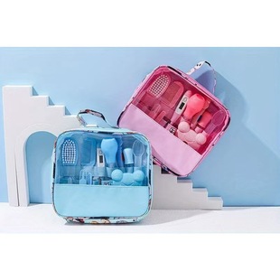 Baby Care 13-Piece Storage Bag Baby Nasal Aspirator Nail Scissors Daily Cleaning Mother and Baby Care Set Wholesale