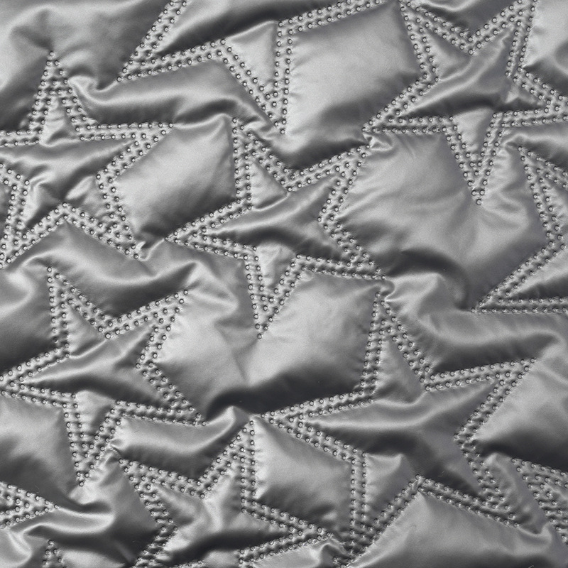 Nueva tecnología ultrasónica compuesto de algodón de poliestireno de algodón para ropa para revestimiento tela relieve pu impermeable bolsa zapatos material de poliestireno de poliestireno X20