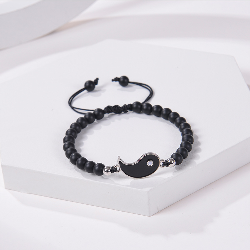 natural stone, turquoise Material Fashion Round Natural Stone Turquoise Men's Bracelets Men Beaded Bracelets