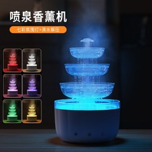2025年新款火焰山加湿器家用办公室香薰机空气补水USB火焰静音