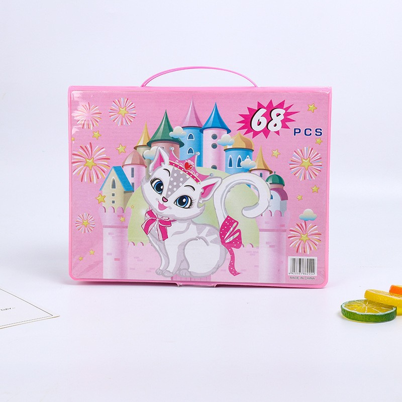 Juego de pinceles 208 Juego de bolígrafos de acuarela 150 con caballete Pintura de arte para niños 168 Regalos transfronterizos 86 colores