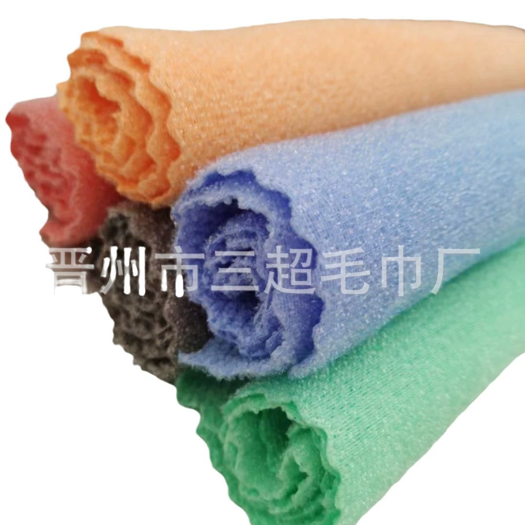 [PP丝洗甘蔗抹布洗甘蔗布银丝抹布双面洗碗巾清洁抹布不沾油不掉毛]