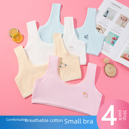 Girls' Underwear Bra for Pre-teenage Students, 10 Years Old, 12 Children, Girls, Large Girls, Teenage Girls, Bralette