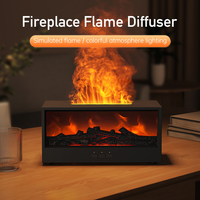 New simulation 3d fireplace flame desktop fragrance machine|undefined