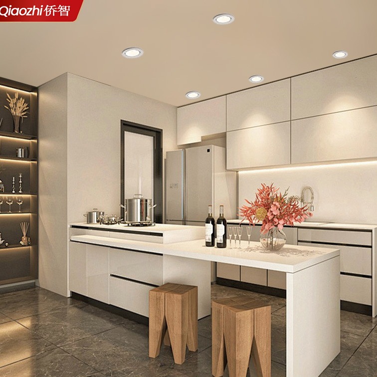Foco impermeable empotrado IP65 antideslumbrante baño Baño Cocina Hotel oculto LED lámpara de techo empotrada image 4