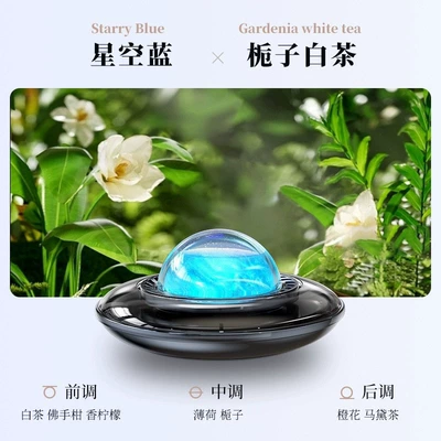 Decoration High-End Car Interior – Car Perfume Aromatherapy - gardenia-white-teastarry-sky-blue