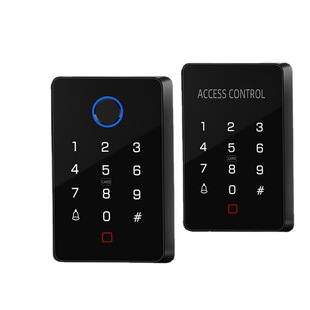 Access control card password glass door iron door outdoor waterproof fingerprint system all-in-one magnetic lock electric plug lock suit