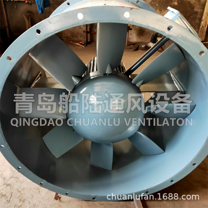 青岛船陆JCZ-80B舰船用轴流通风机机壳开启式风机管道式风机