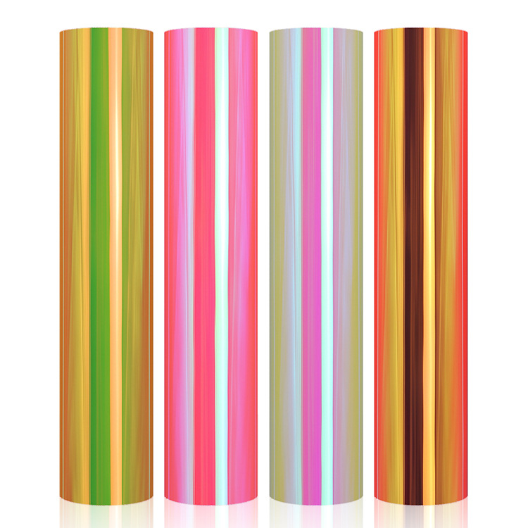 Holographic Adhesive Craft  Vinyl 12" x 12" 15 Sheets/Pack