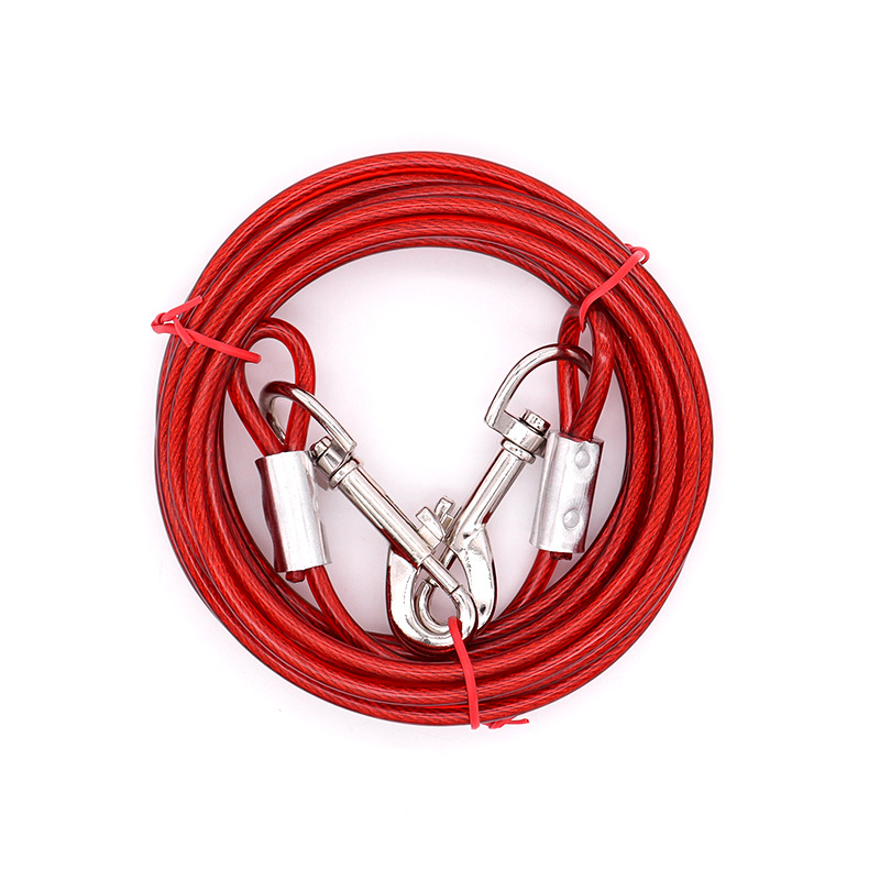 Cuerda de tracción para mascotas Cadena para perros Cuerda de alambre anti-liberación especial para perros grandes