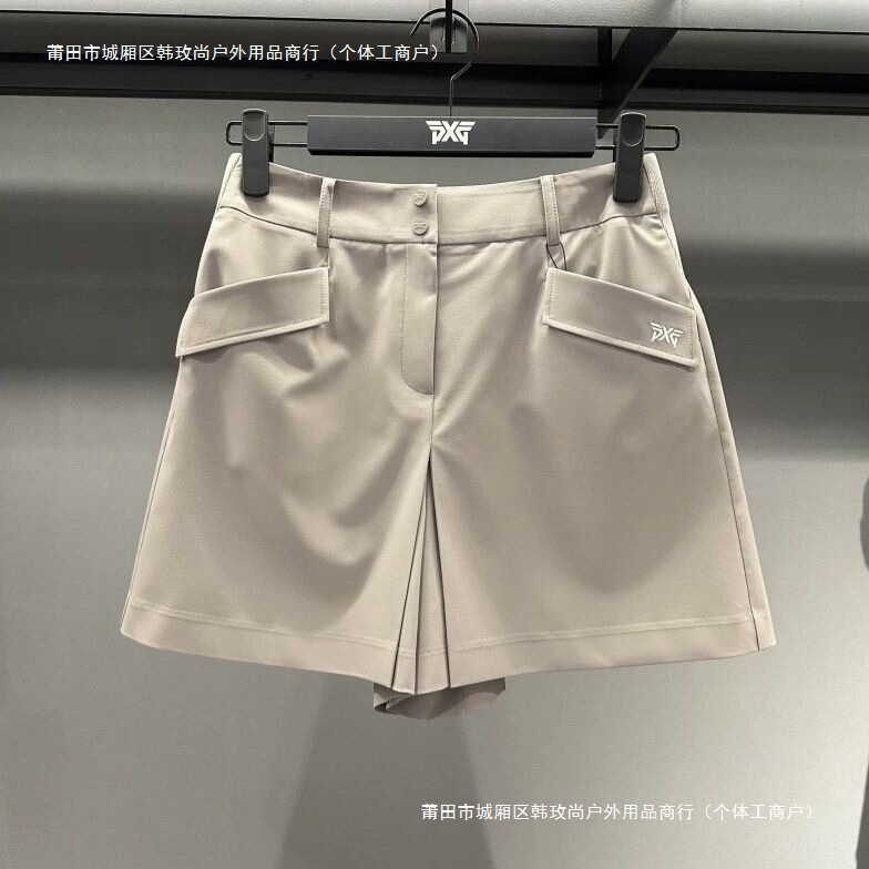 Outdoor Original Golf Women's New Summer Three-Dimensional Wide-Leg Shorts Slimming Versatile Breathable Quick-Dry Fashion