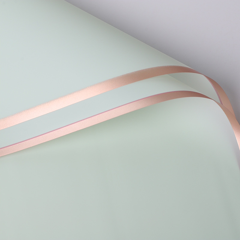 Papel de envolver regalo de alta calidad, papel mate de color sólido, papel liso coreano, ramo impermeable al por mayor, papel de envolver floral