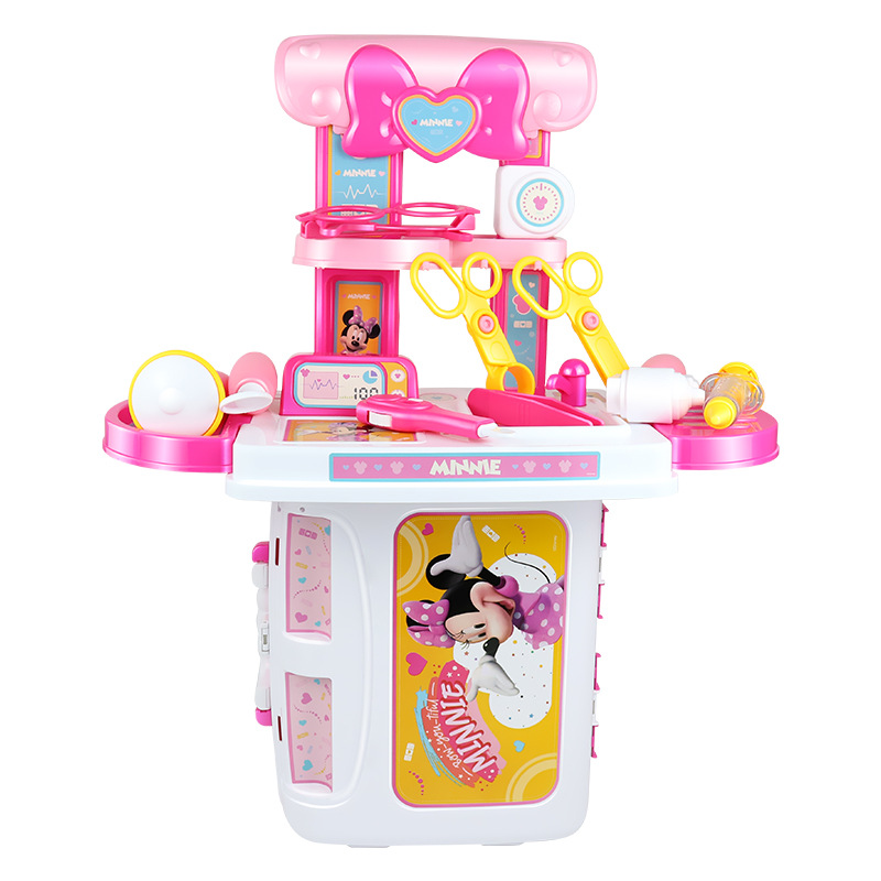 [Картонная упаковка] Чемодан 3-в-1 «Докторские игрушки» серии Минни