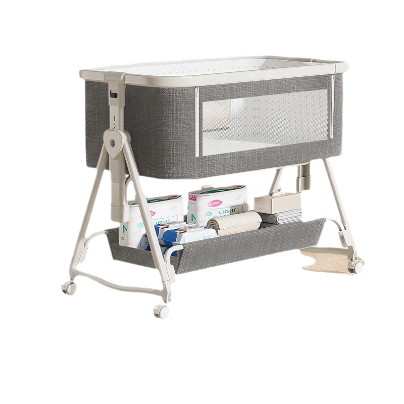Cama de recién nacidos empalmados, cama de cuna móvil, cama de bebé multifuncional, portátil plegable, Amazon Direct image 6