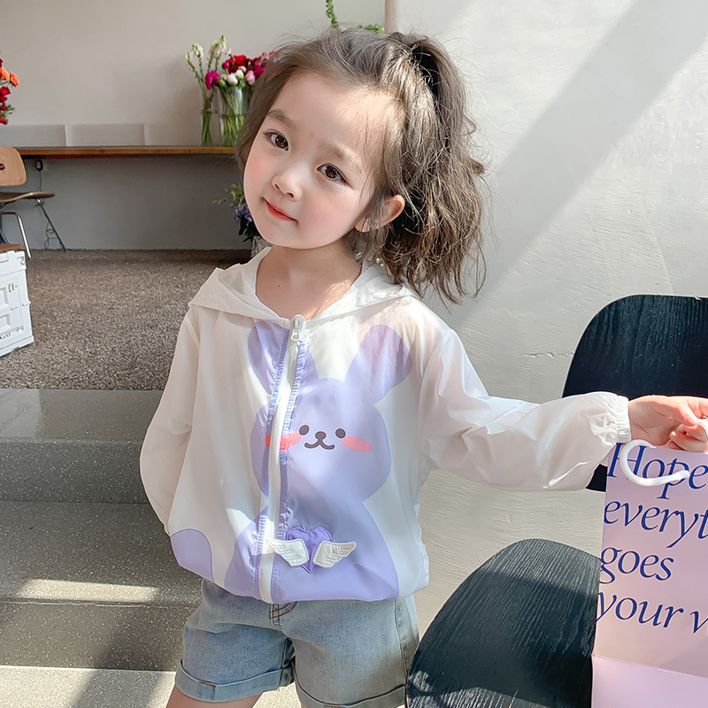 Children's Sun Protection Clothing 2024 New Summer Baby Thin Version Top for Toddlers and Young Children Summer Clothes Children's Outerwear