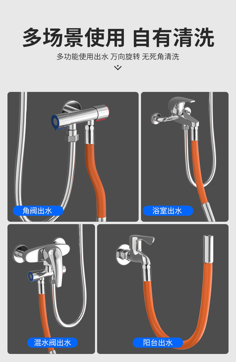 Universal faucet extender, universal type sink, splash-proof extended spout, washbasin extended water pipe undefined