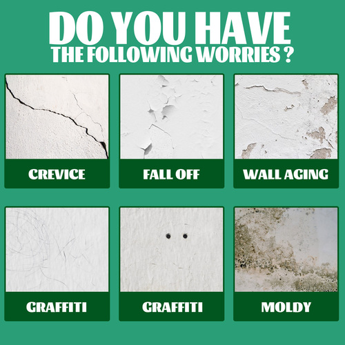 C-item wall putty for home wall crack repair, nail hole filler, plaster wall repair, waterproof and mold-resistant wall putty